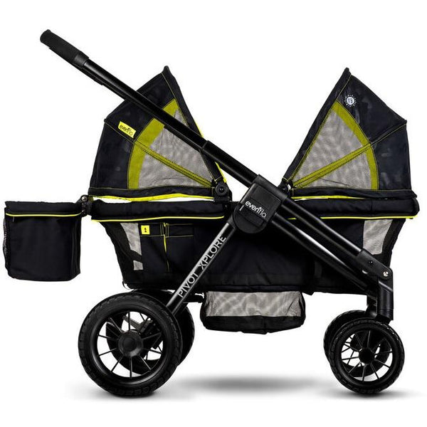 How to fold evenflo pivot outlet stroller