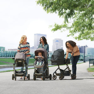 Buy Evenflo Pivot Modular Travel System w SafeMax Sandstone Online Supreme Stroller